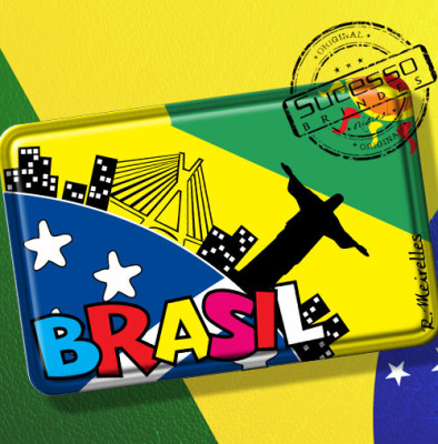 ÍMÃ DE GELADEIRA BRASIL 2